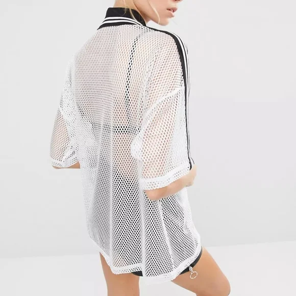 UNIF Laser Cut Polo Shirt Very Rare Size M NWOT'S - Picture 3 of 12